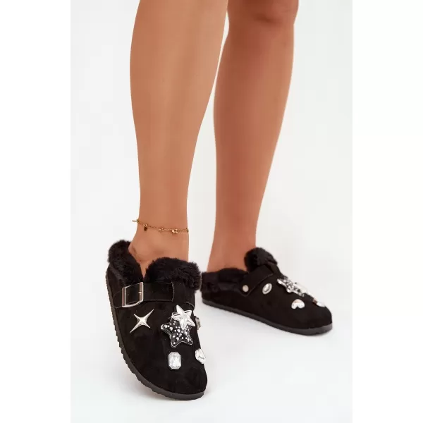  Damenhausschuhe BOTO THALORA 40801 SCHWARZ 