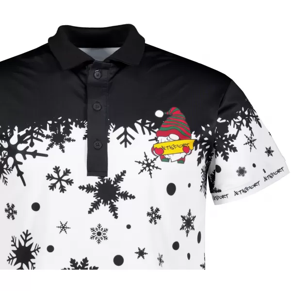  Herren-Weihnachtshemd mit Premium-Kragen ALTISPORT VOJ/ALMVN2TR05 ELF 