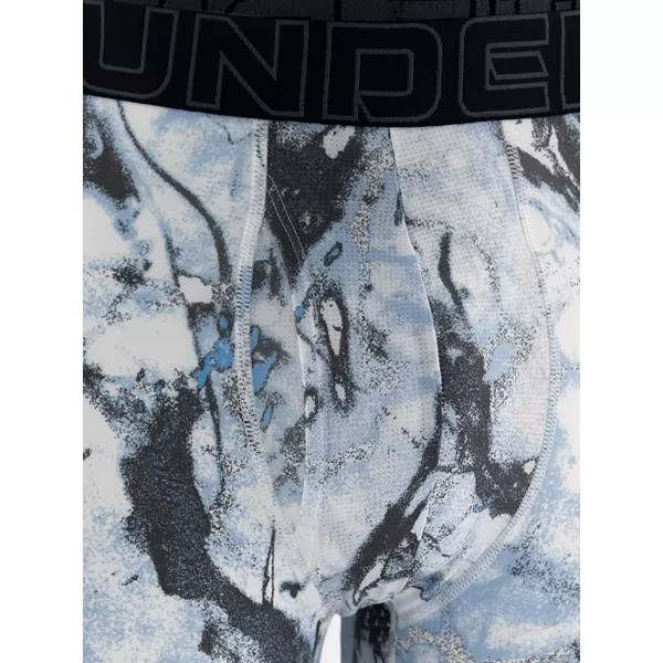  Herren-Boxershorts UNDER ARMOUR UA PERFORMANCE TECH - PRINT 6IN - 1PK 1383875-101 SCHWARZ 