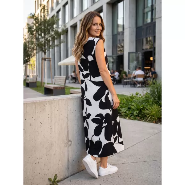  Kleid ALTISPORT HELAINE WEIß/SCHWARZ 
