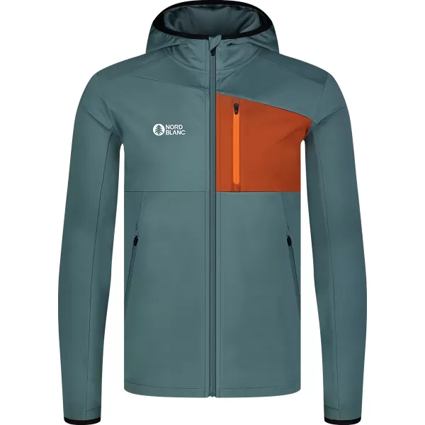  Powerfleece-Sweatshirt für Herren NORDBLANC BRACKEN NBWFM8286 DUNKELGRÜN 