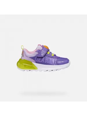 Mädchen-Sneaker GEOX ACTIVART ILLUMINUS J65LZA011CECN83A LILA