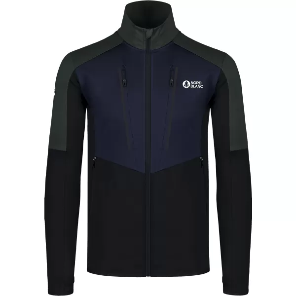  Powerfleece-Sweatshirt für Herren NORDBLANC GROAN NBWFM8282 SCHWARZ 
