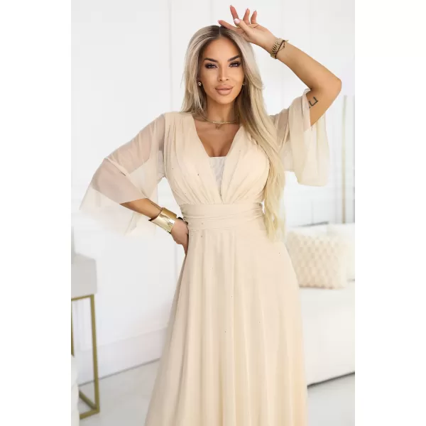  Kleid NUMOCO 654-2 CHAMPAGNERBEIGE 