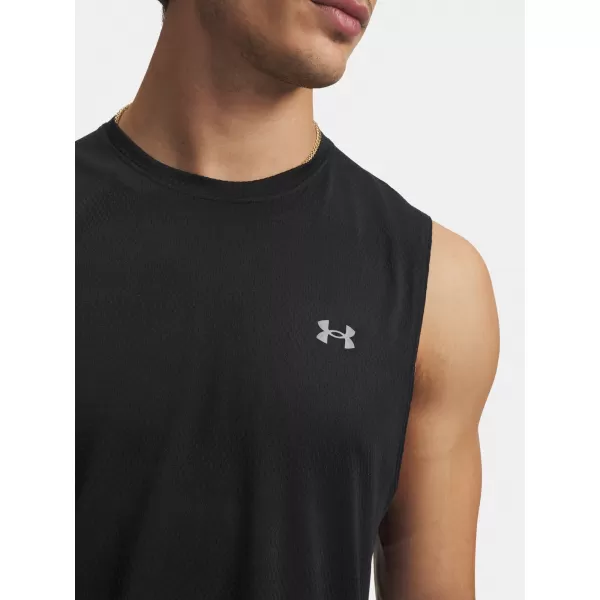  Herren-Tanktop UNDER ARMOUR UA VELOCITI TANK 6010888-001 SCHWARZ 