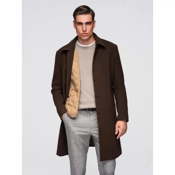  Herrenmantel OMBRE OM-COWC-0135 BRAUN 