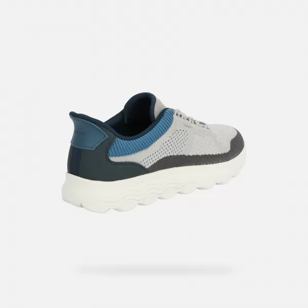  Herren-Sneaker GEOX SPHERICA PLUS FAST IN G014664 GRAU 