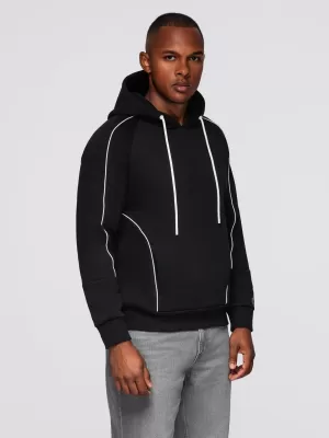 Herren-Sweatshirt OMBRE OM-SSNZ-0250 SCHWARZ