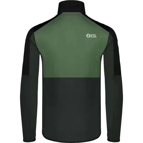  Powerfleece-Sweatshirt für Herren NORDBLANC GROAN NBWFM8282 DUNKELGRÜN 