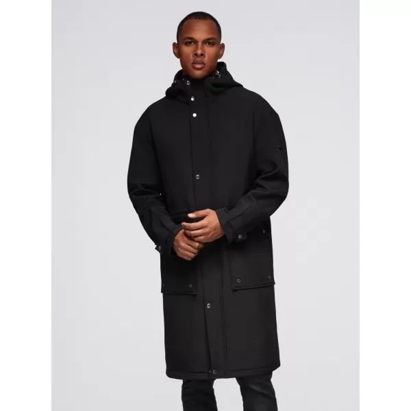  Herrenmantel OMBRE OM-JAPJ-0314 SCHWARZ 