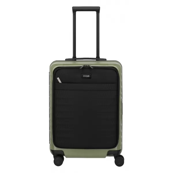  Koffer TITAN Overseas S Front pocket Forest green WALDGRÜN 