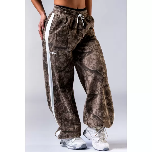  Übergroße Jogginghose POWER 896 HELLBRAUN CAMO Nebbia 