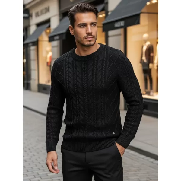  Herrenpullover DSTREET WX1926 SCHWARZ 