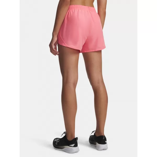  Damen-Shorts UNDER ARMOUR UA FLY BY 3'' SHORTS 1382438-602 ROSA 