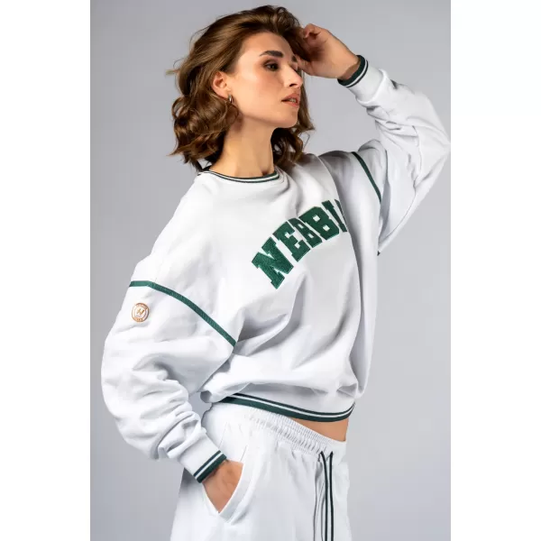  Lounge-Sweatshirt CLUB DOR 642 WHITE Nebbia 