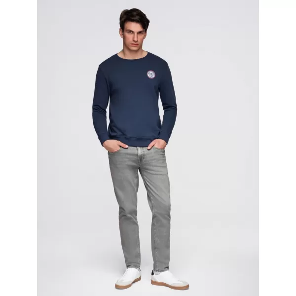  Herren-Sweatshirt OMBRE B1713 MARINEBLAU 