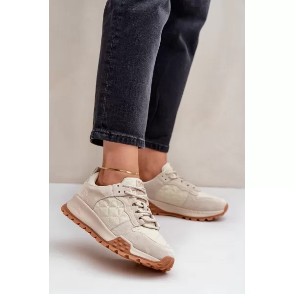  Damen-Sneaker BIG STAR OO274A315 BEIGE Big Star Shoes 