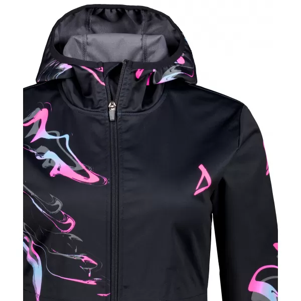  Premium-Softshelljacke für Damen ALTISPORT VOJ/ALW064JACK01 SCHWARZ ROSA 