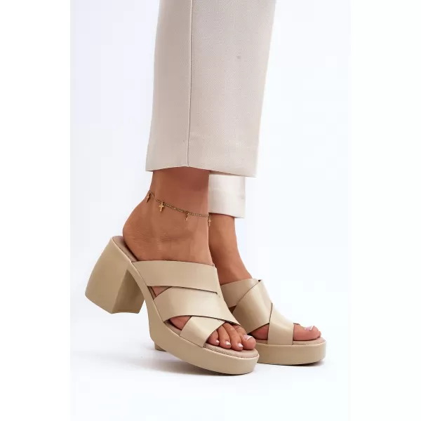  Damen-Flip-Flops ZAZOO 40373 BEIGE 