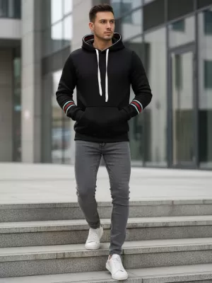 Herren-Sweatshirt DSTREET BX5940 SCHWARZ
