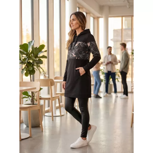  Damen-Sweatshirt ALTISPORT HETHER SCHWARZ 