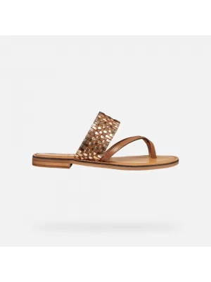 Damensandalen GEOX MADDALUSIAC G013192 BRAUN