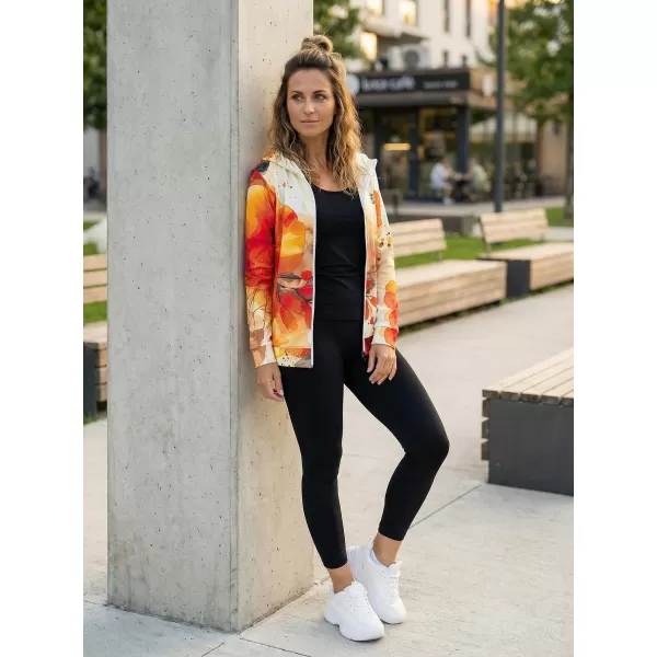  Hochwertiges Damen-Sweatshirt mit Reißverschluss ALTISPORT VOJ/ALW127MI02 ORANGE 