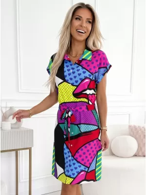 Kleid ALTISPORT HANNYA ROSA MUSTER