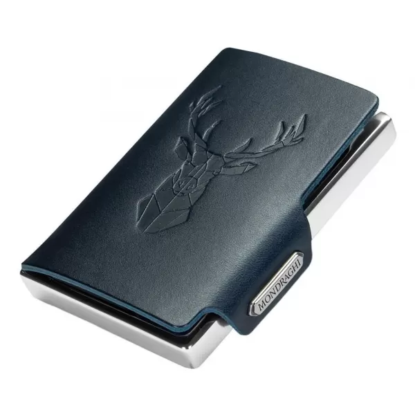  Geldbörse MONDRAGHI Silhouette Modern Deer BLAU 