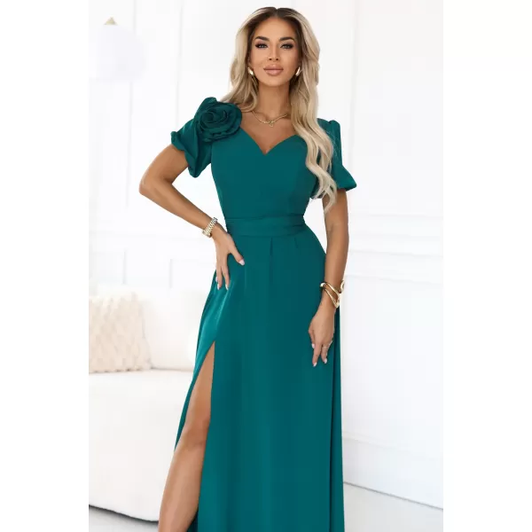  Kleid NUMOCO 653-1 FLASCHENGRÜN 