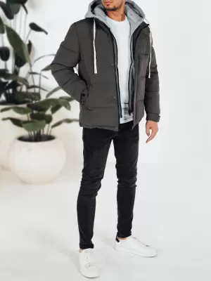 Herrenjacke DSTREET TX5103 DUNKELGRAU