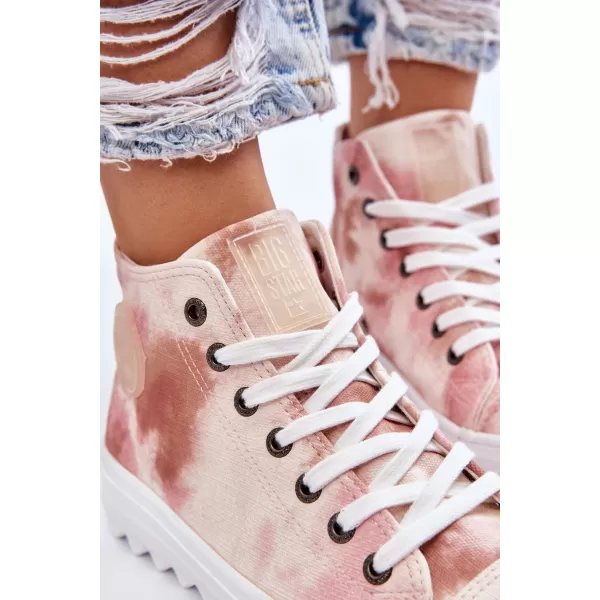  Damen-Sneaker BIG STAR LL274048 BEIGE/NUDE Big Star Shoes 