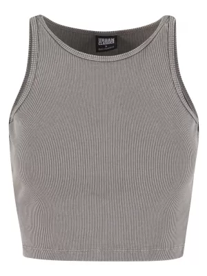 Damen-T-Shirt URBAN CLASSICS TB7482 STAHLGRAU