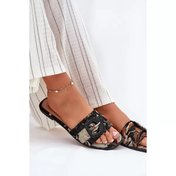  Damenhausschuhe BOTO CLARIOLA 37411 SCHWARZ 