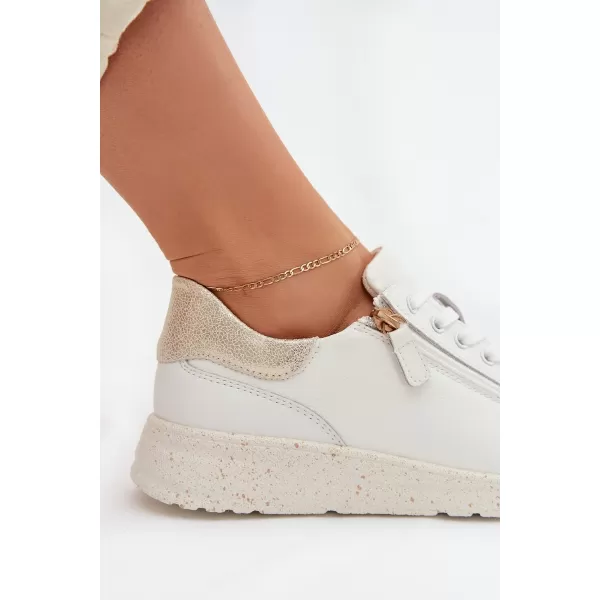  Damenschuhe EVENTO DOROTHEA WEIß/GOLD 