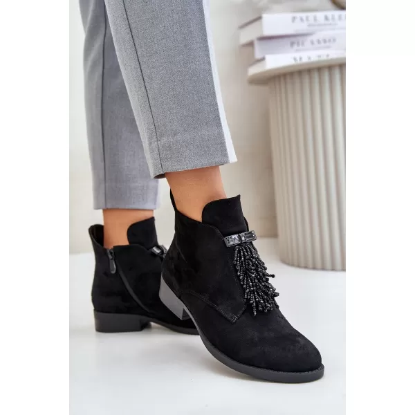  Damenschuhe S.BARSKI HY42-715 SCHWARZ 
