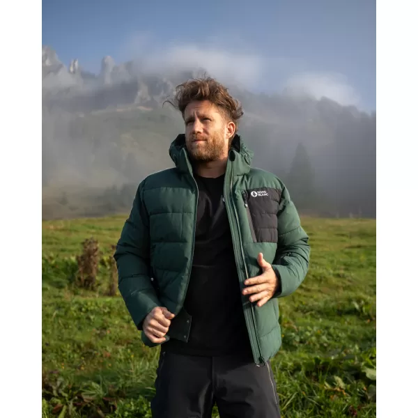  Herren-Winterjacke NORDBLANC BRAMBLE NBWJM8258 DUNKELGRÜN 