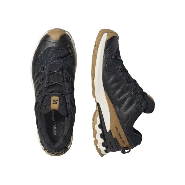  Herrenschuhe SALOMON XA PRO 3D V9 GTX LIFELONG M L47963800 SCHWARZ/KOJOTENBRAUN/VANILLEEIS 