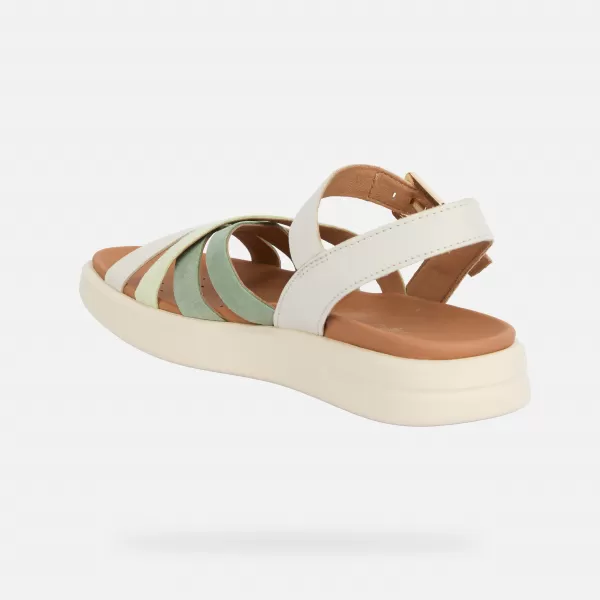  Damensandalen GEOX XAND 2S G012749 CREMIG 