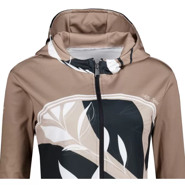  Hochwertiges Damen-Sweatshirt mit Reißverschluss ALTISPORT VOJ/ALW128MI02 KAFFEE 