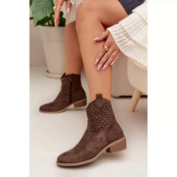  Damenschuhe mit Absatz BOTO BRIAVINE 41827 BRAUN 