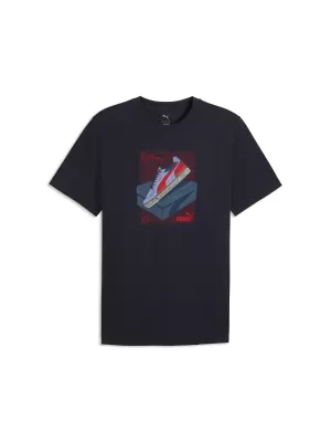 Herren-T-Shirt PUMA GRAPHIC TEE 691777_16 NEUE MARINE