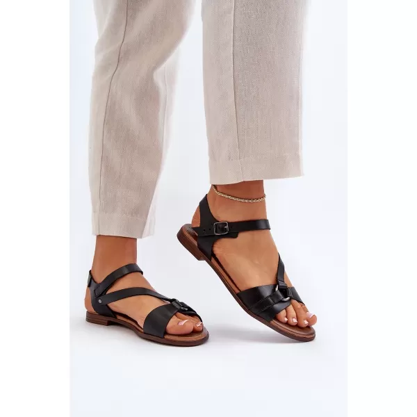  Damensandalen ZAZOO 40182 SCHWARZ 