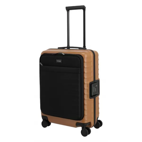  Koffer an Bord TITAN Overseas S Front pocket CANYON-BRONZE 