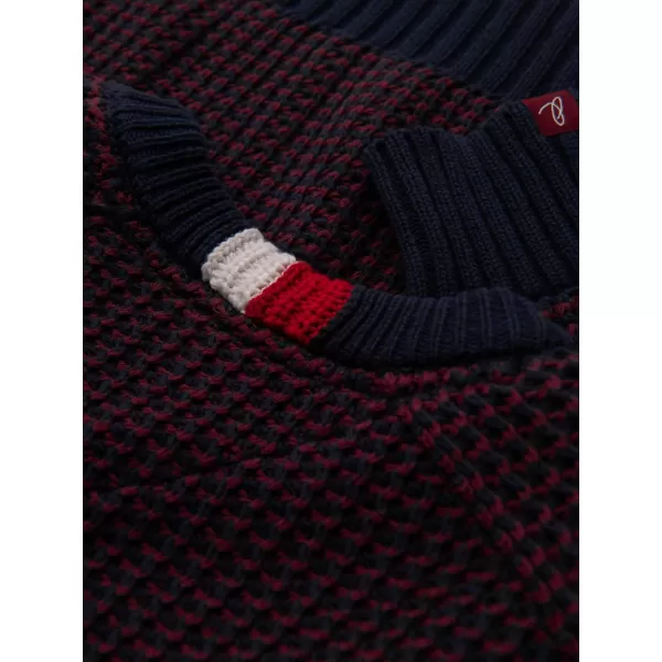 Herrenpullover OMBRE OM-SWSW-0122 KASTANIENBRAUN 