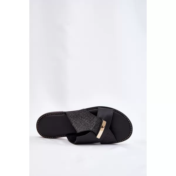  Damenhausschuhe VINCEZA 17385 SCHWARZ 