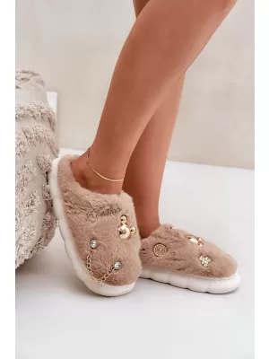 Damenhausschuhe BOTO IVELFEDI 35012 KHAKI
