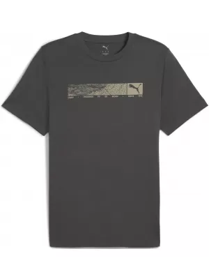 Herren-T-Shirt PUMA TECH GRAPHIC TEE 688227-44 DÜSTERES GRAU