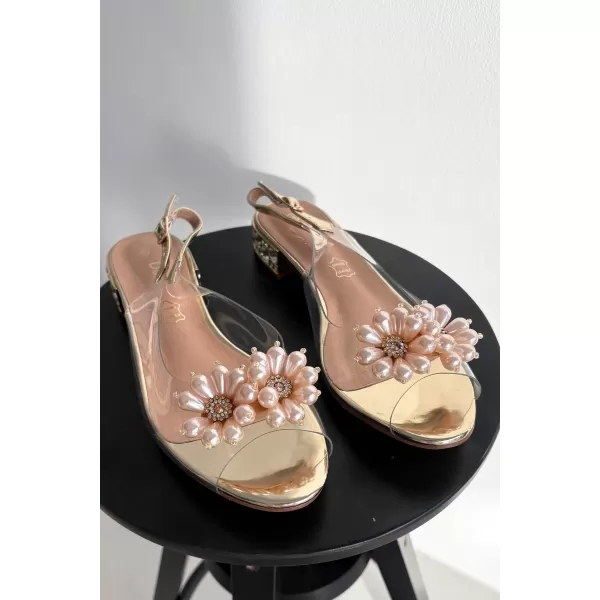  Damensandalen D&A MR52-229 GOLD 