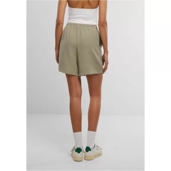  Damen-Shorts URBAN CLASSICS TB7522 BLASSES OLIV 